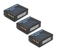 EXTENSILO 3x Batterie compatible avec Fujifilm X-T3, X-T30 II, X-T30 appareil photo (1140mAh, 7,2V, Li-ion)