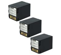 EXTENSILO 3x Batterie compatible avec JVC GZ-DF470, GZ-DF420, GZ-MG20, GZ-D270, GZ-D240, GR-X5US caméra vidéo caméscope (3150mAh, 7,4V, Li-ion)