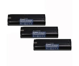 EXTENSILO 3X Batterie Compatible avec Mikrofyn Mikrolaser ML 13X | ML-14i, ML 11X, ML 10X, ML 11LD, ML 10LD outil électrique (3300 mAh, NiMH, 7,2 V)