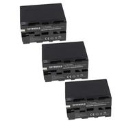EXTENSILO 3x Batterie compatible avec Olympus EYE-TREK appareil photo (6600mAh, 7,4V, Li-ion)