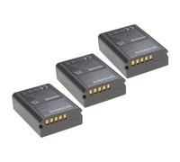 EXTENSILO 3x Batterie compatible avec Olympus Pen E-P5, F appareil photo (1140mAh, 7,6V, Li-ion)