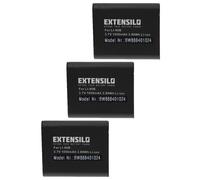 EXTENSILO 3x Batterie compatible avec Olympus Power Stylus SP-100EE, SP-100 appareil photo (1050mAh, 3,7V, Li-ion)