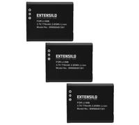EXTENSILO 3x Batterie compatible avec Olympus VH-510, VH-410, VH-520, VH-5 appareil photo (770mAh, 3,7V, Li-ion)