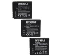 EXTENSILO 3X Batterie Compatible avec Sigma DP3 Merrill | DP2 Merrill, DP1 Merrill caméra de sport, appareil photo (1050mAh, 3,6V, Li-ion)