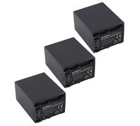EXTENSILO 3x Batterie compatible avec Sony HDR-CX150, HDR-CX130ES, HDR-CX130EL, HDR-CX130ER, HDR-CX130R appareil photo (3300mAh, 7,4V, Li-ion)
