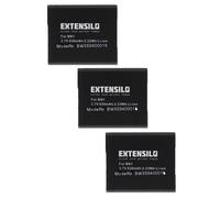 EXTENSILO 3x Batterie remplacement pour Sony NP-BN1 pour appareil photo (630mAh, 3,7V, Li-ion)
