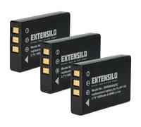 EXTENSILO 3x Batterie remplacement pour Thomson 28B7001 pour appareil photo (1800mAh, 3,7V, Li-ion)