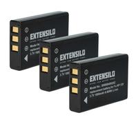 EXTENSILO 3x Batterie remplacement pour Thomson 28B7001 pour appareil photo (1800mAh, 3,7V, Li-ion)