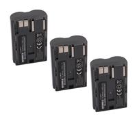 EXTENSILO 3x Batteries compatible avec Canon MV100Xi, FV40 Kit, FVM, FVM1, FVM10, M30, M80 appareil photo, reflex numérique (1600mAh, 7,4V, Li-ion)