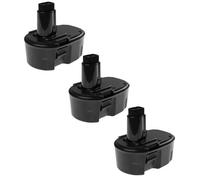 EXTENSILO 3x Batteries compatible avec Dewalt DC984KA, DC984KB, DC984VA, DC985KA, DC985VA, DW054K-2, DW055K-2 outil électrique (3300 mAh, NiMH, 14,4 V)
