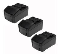 EXTENSILO 3x Batteries compatible avec Mafell HT (appareil multifonction), HT ponceuse à bande outil électrique (5000 mAh, Li-ion, 18 V)