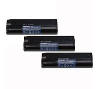 EXTENSILO 3x Batteries compatible avec Mikrofyn Mikrolaser ML-15i, ML-2, ML-23, ML-24, ML-2H, ML-3, ML-4 outil électrique (3300 mAh, NiMH, 7,2 V)