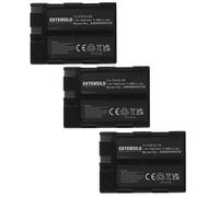 EXTENSILO 3x Batteries compatible avec Nikon D50, D70, D70s, D100, D100 SLR appareil photo, reflex numérique (1600mAh, 7,4V, Li-ion)