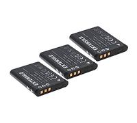 EXTENSILO 3X Batteries Compatible avec Sanyo Xacti VPC-GC10, VPC-CG21, VPC-GH1, VPC-CS1 Appareil Photo, Reflex numérique (700mAh, 3,7V, Li-ION)