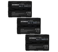 EXTENSILO 3x Batteries compatible avec Sony Alpha 99, DSLR-A100, DSLR-A100H, 57, 65, 77 appareil photo, reflex numérique (1600mAh, 7,2V, Li-ion)