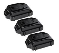 EXTENSILO 3x Batteries compatible avec Worx WX693, WX693.9, WX800, WX800.9, WX800.9 MAX outil électrique (2500 mAh, Li-ion, 18 V)