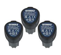 EXTENSILO 3X Batteries Remplacement pour Hendi 936795 pour Couteau à Kebab (2500 mAh, Li-ION, 12 V)