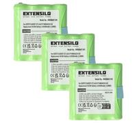 EXTENSILO 3X Batteries Remplacement pour Motorola IXNN4002B, LIS-P14MAA03A1AX, BP-38 pour Radio Talkie-walkie (800mAh, 4,8V, NiMH)