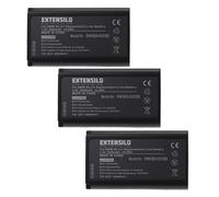 EXTENSILO 3x Batteries remplacement pour Panasonic DMW-BLJ31, DMW-BLJ31E pour appareil photo, reflex numérique (3500mAh, 7,4V, Li-ion)