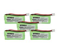 EXTENSILO 5x Batterie compatible avec Siemens Gigaset AL110a, A260 TRIO, A265, A345, AL110 téléphone fixe sans fil (850mAh, 2,4V, NiMH)