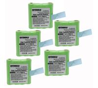 EXTENSILO 5x Batteries remplacement pour Motorola IXNN4002B, LIS-P14MAA03A1AX, BP-38 pour radio talkie-walkie (800mAh, 4,8V, NiMH)