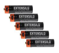 EXTENSILO 5x Piles rechargeables AA mignon (AA) avec prise micro-USB (920mAh, 1,5V, Li-ion)