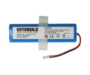 EXTENSILO Batterie compatible avec Ariete 00P271310AR0, 00P271810AR0 robot électroménager (3400mAh, 14,4V, Li-ion)