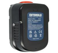 EXTENSILO Batterie Compatible avec Black & Decker XD1200, XD1200K, SX3500, SX5000, SX3000, SS12CR, XTC12IK Outil électrique (3300 mAh, NiMH, 12 V)