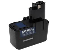 EXTENSILO Batterie compatible avec Bosch AHS 3, AHS 4, AHS A, ASG 52, ATS 12-P, B2300, B2310, B2500 outil électrique (3300 mAh, NiMH, 12 V)