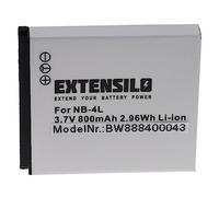 EXTENSILO Batterie Compatible avec Canon Digital Ixus 80 is