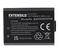 EXTENSILO Batterie compatible avec Canon EOS 2000D, 4000D, 1200D, 1100D, 1300D appareil photo, reflex numérique (1100mAh, 7,4V, Li-ion) G