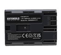 EXTENSILO Batterie Compatible avec Canon EOS 50D, D10, 300D, 1D, 5D, 10D, 20D, 30D, 40D Appareil Photo, Reflex numérique (1900mAh, 7,4V, Li-ION)