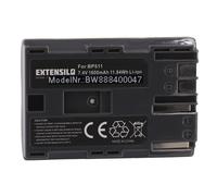 EXTENSILO Batterie compatible avec Canon MV100Xi, FV40 Kit, FVM, FVM1, FVM10, M30, M80 appareil photo, reflex numérique (1600mAh, 7,4V, Li-ion)