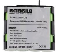 EXTENSILO Batterie Compatible avec Compex Runner | Sport Elite, Performance, SP2.0, SP4.0, Sport appareil médical (2300mAh, 4,8V, NiMH)