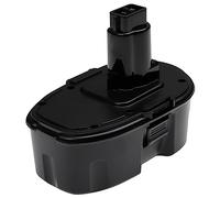 EXTENSILO Batterie Compatible avec Dewalt DC390B, DC390, DC385K, DC380N, DC385B, DC385, DC390KA, DC390K Outil électrique (3300 mAh, NiMH, 18 V)