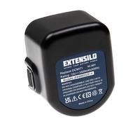 EXTENSILO Batterie compatible avec Dewalt DC743KA, DC743KB, DC745KA, DC745KB, DC756KA, DC756KB outil électrique (3300 mAh, NiMH, 12 V)