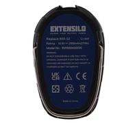 EXTENSILO Batterie compatible avec Dremel 8000-01, 8001-01 outil électrique (2500 mAh, Li-ion, 10,8 V)