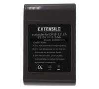 EXTENSILO Batterie compatible avec Dyson DC45, DC43h Animalpro aspirateur, robot électroménager - Type A (2500mAh, 22,2V, Li-ion)