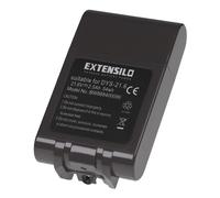 EXTENSILO Batterie compatible avec Dyson V6 Car+Boat, Cord-free, Fluffy, HEPA aspirateur, robot électroménager (2500mAh, 21,6V, Li-ion)