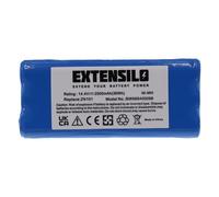 EXTENSILO Batterie compatible avec Ecovacs ZN101 Midea aspirateur, robot électroménager (2500mAh, 14,4V, NiMH)