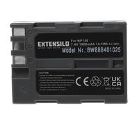 EXTENSILO Batterie compatible avec Fujifilm BC-150, IS Pro appareil photo, reflex numérique (1900mAh, 7,4V, Li-ion)