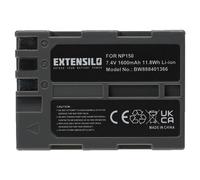 EXTENSILO Batterie compatible avec Fujifilm IS Pro, BC-150 appareil photo (1600mAh, 7,4V, Li-ion)