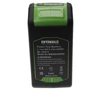EXTENSILO Batterie compatible avec Greenworks G-MAX 40V, GDC40K2, GDC40K4, MO40L02, MO40L2512, MO40L410 outil électrique (5000 mAh, Li-ion, 40 V)