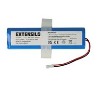 EXTENSILO Batterie Compatible avec iLife V8s, X3, X750 Robot électroménager (3400mAh, 14,4V, Li-ION)