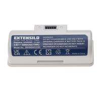 EXTENSILO Batterie compatible avec iRobot Braava Jet 240, M6, M6110, M6134, 245, 250 robot électroménager (3000mAh, 3,6V, Li-ion)