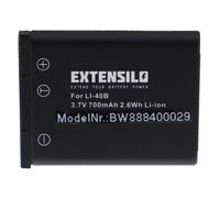EXTENSILO Batterie compatible avec Kodak EasyShare M873, M883, Mini 200, Mini, M750, MD30 appareil photo, reflex numérique (700mAh, 3,7V, Li-ion)