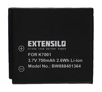 EXTENSILO Batterie Compatible avec Kodak EasyShare V570, V610, M763, V550, M853 Zoom, M853, M863, M893, M893 is Appareil Photo (700mAh, 3,7V, Li-ION)
