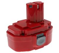 EXTENSILO Batterie compatible avec Makita 8443DWAE, 8443DWDE, 8443DWFE, 8444DWDE, 8444DWFE outil électrique (3300 mAh, NiMH, 18 V)