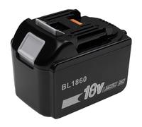 EXTENSILO Batterie compatible avec Makita DUB184, DUB183, DUB184Z, DUB361Z, DUB362, DUB361, DUB183Z outil électrique (6000 mAh, Li-ion, 18 V)