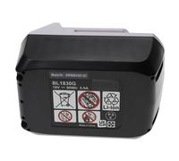 EXTENSILO Batterie compatible avec Makita TD127DWE, UH522DW, UM167DW, UM167DWX, UR180DW, UH522D, UR180D outil électrique (5000 mAh, Li-ion, 18 V)